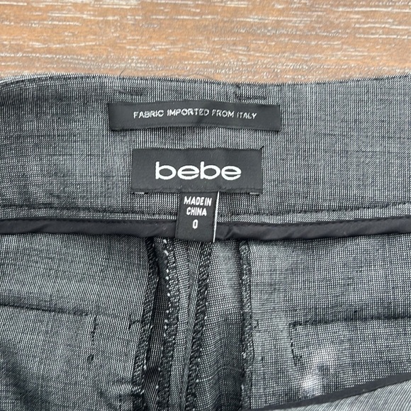 Bebe,Italy,Sleek Extra-Wide Trousers,The Perfect Cocktail Pant,Exclt Con,Size 0 - Picture 12 of 15